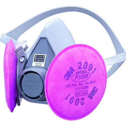 3M 取替式防じんマスク RL3国家検定合格品 6000 2091-RL3 Sサイズ(代引不可)【ポイント10倍】【送料無料】