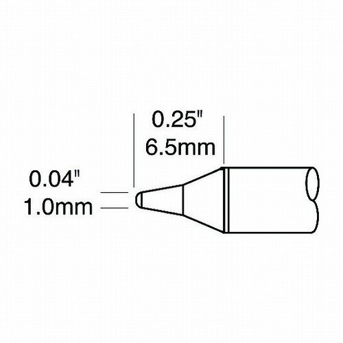 【商品スペック】特長●MXシリーズ用チップカートリッジです。用途仕様●設定温度(℃)：413●コテ先名称：B型仕様2●413℃　B型　1.0mm x 6.5mm　パワーチップ材質/仕上セット内容/付属品注意【代引きについて】こちらの商品は、代引きでの出荷は受け付けておりません。【送料について】北海道、沖縄、離島は別途送料を頂きます。