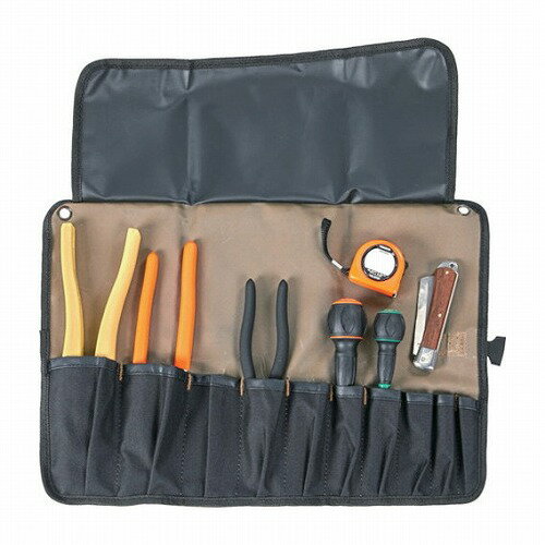 TRUSCO 電気工事士技能試験工具 8点入 ツールロールセット TRUSCO DKS7B 手作業工具 工具セット 電設 配管工具セット(代引不可)【送料無料】