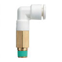 潤工社 ワンタッチ継手Wシリーズ ロングエルボ 6mm PT1/8 潤工社 WLL0601 空圧用品 流体継手 チューブ チューブ継手(代引不可)