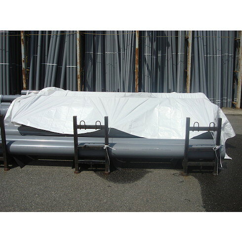 リコメン堂の萩原 ターピー スノーテックス・クール(遮熱シート) 1.8m×1.8m 萩原 STC1818 梱包用品 シート ロープ 遮熱シート(代引不可)｜アングル2