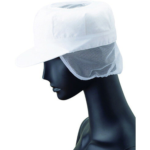 サンペックス 八角帽子(メッシュ付)ホワイト サンペックス G5210 保護具 保護服 防護服 フード(代引不可)