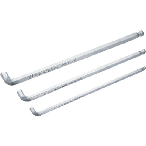 ASH ロングボールダックスキー六角棒レンチ3mm ASH DV0300 手作業工具 ドライバー 六角棒レンチ 六角棒レンチ(代引不可)