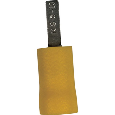 ストロングホールド ビニール絶縁被覆付ブレード端子 電線サイズ:AWG12~10/3.5~5.5sq 25個入リ EDV10-1..