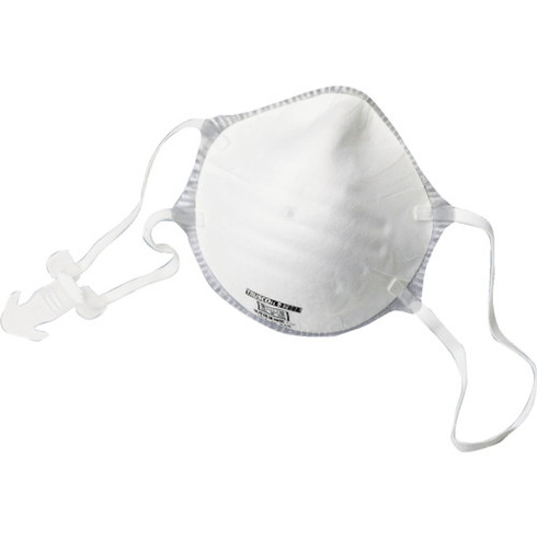 TRUSCO 使イ捨テ式防ジンマスク DS2 活性炭入 (10枚入) TRUSCO TR3700B 保護具 マスク 耳栓 使い捨て式防じんマスク(代引不可)
