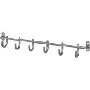 TRUSCO 六連フック シルバー色 TRUSCO TRSF5SV 金物 建築資材 建築金物 吊金具(代引不可)