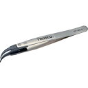 TRUSCO ESDチップピンセット 曲ガリ型 先端幅0.6mm TRUSCO EPM0.6 手作業工具 プライヤー ニッパ ピンセット ピンセット(代引不可)