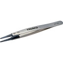 TRUSCO ESDチップピンセット 先丸型 先端幅2mm TRUSCO EPR2 手作業工具 プライヤー ニッパ ピンセット ピンセット(代引不可)