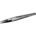 TRUSCO ESDチップピンセット 先細型 先端幅0.6mm TRUSCO EP0.6 手作業工具 プライヤー ニッパ ピンセット ピンセット(代引不可)
