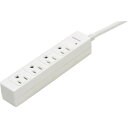 YAZAWA 3Pマグネットタップ4個口2m白 YAZAWA Y02JKP402WH オフィス 住設用品 OA用品 OAタップ(代引不可)