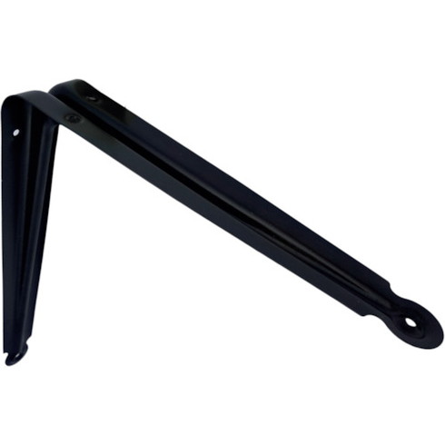 K.G.Y L型棚受 300×350 黒 K.G.Y LLBB300 金物 建築資材 建築金物 棚受金具(代引不可)
