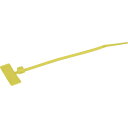 TRUSCO マーキングタイ 長サ110mm (100本入) TRUSCO TRMCD110Y 電子機器 電設配線部品 ケーブルタイ(代引不可)