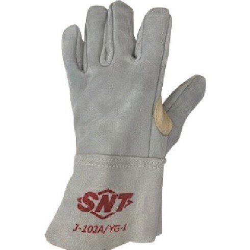 SNT ロングカフ革手袋(内縫イ) SNT J102AYG1 保護具 作業手袋 革手袋(代引不可)