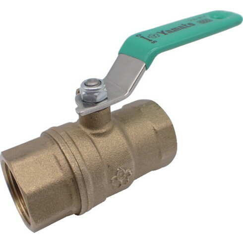 大和バルブ ボールバルブ 8A(600型、フルボア、黄銅) 大和バルブ VHB38A 工事 照明用品 管工機材 バルブ(代引不可)