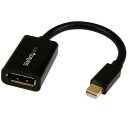 スターテック ディスプレイアダプター/mDP - DP 1.2/4K60Hz/オス・メス/BK スターテック MDP2DPMF6IN オフィス 住設用品 OA用品 ケーブル(代引不可)(2)