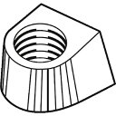 三菱 UGバイトツールボロック用部品 クランプ駒 三菱 KGC1 切削工具 旋削 フライス加工工具 刃先交換式工具(代引不可)