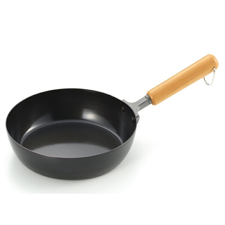 Ih/Gas Compatible - ヨシカワ 日本製 NEWグルメパワー 木柄フライパン 20cm SJ3167 ガス火 IH 対応 Yoshikawa【送料無料】