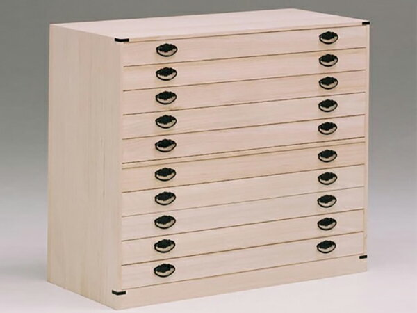 Other - 桐チェスト チェスト 幅100cm 桐 小袖 【大川家具 完成品 日本製】 10段 収納 国産 タンス(代引不可)【送料無料】