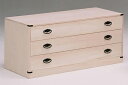 桐チェスト チェスト 幅100cm 桐 小袖 【大川家具 完成品 日本製】 3段 収納 国産 タンス(代引不可)【送料無料】