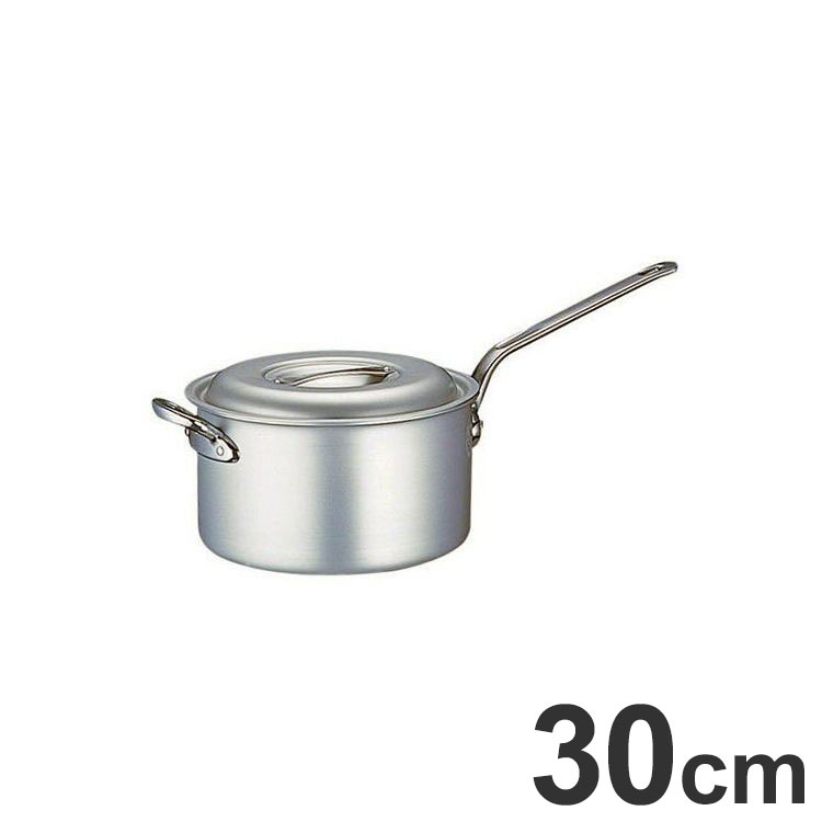 マイスター深型片手鍋 30cm*向い取手付【送料無料】
