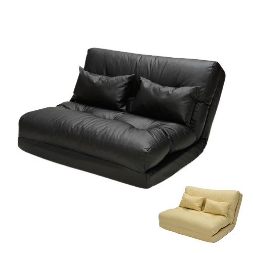 日本製 国産 ソファベッド ソファーベッド ソファ ローソファ レザー レザーソファ レザーソファベッド フロアソファ(代引不可)【送料無料】