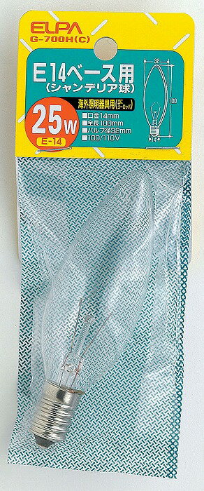 Rakuten - シャンデリア25W G-700H(C) エルパ ELPA 朝日電器