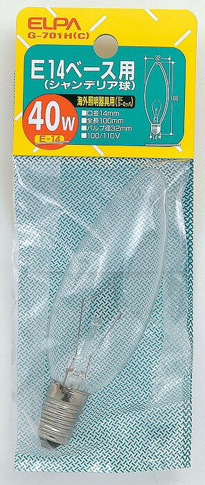 ǥꥢ40W G-701H(C)  ELPA īŴ