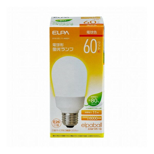 朝日電器 デンキュウガタケイコウトウA60W EFA15EL/11-A062H