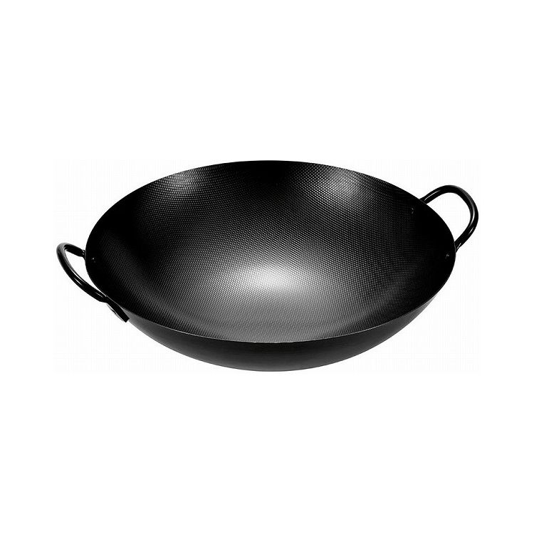 日本製 燕三条 エンボス加工中華鍋39cm (小箱なし)(代引不可)【送料無料】