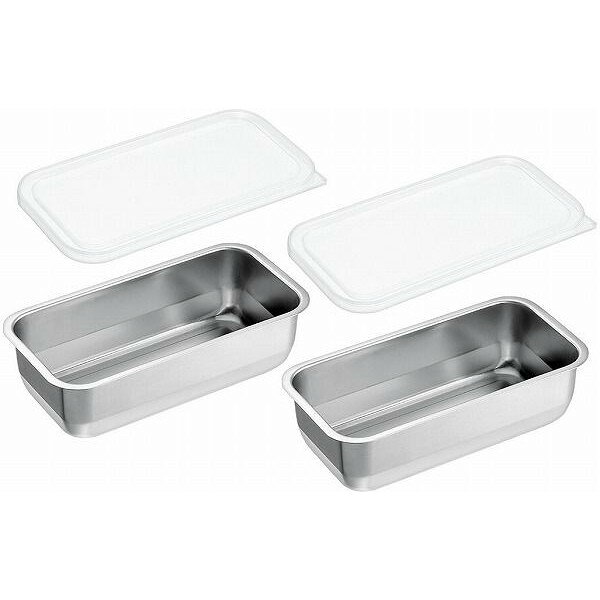 日本製 燕三条 [ユニット角型バット] バット1/3・蓋×各2個(代引不可)【送料無料】