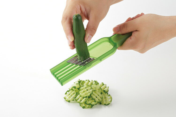 曙産業 きゅうりウェーブスライサー(代引不可)【送料無料】