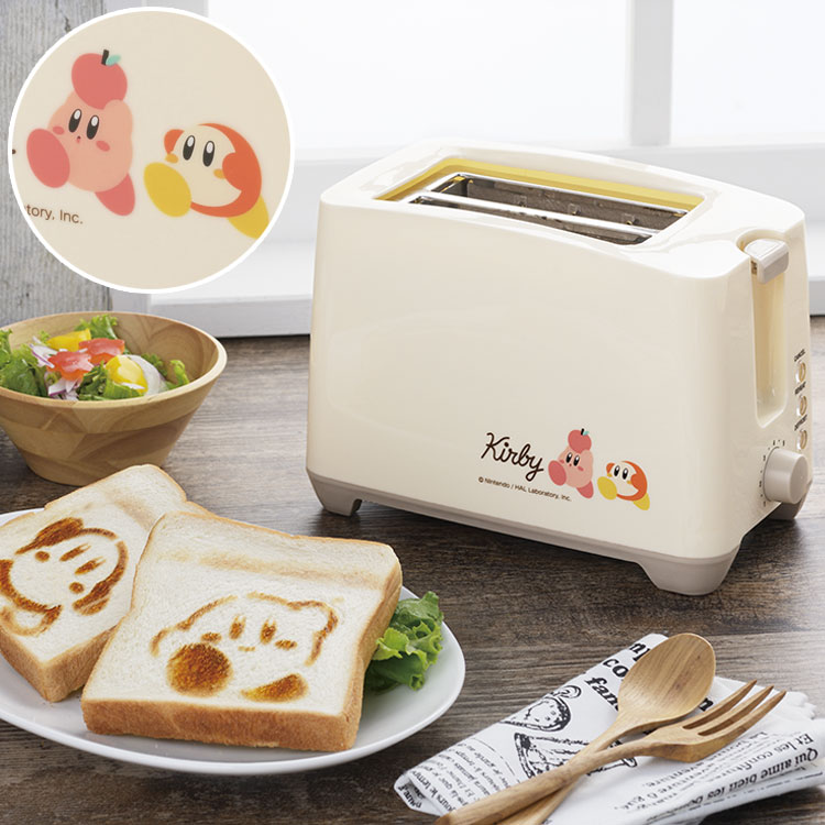 星のカービィ 焼き目のつくポップアップトースター(KBY-08) 星のカービィ カービィ ワドルディ ギフト カービー カービイ 調理家電 朝ごはん 6枚切り 8枚切り パン焼き器 食パン パンが飛び出す【送料無料】