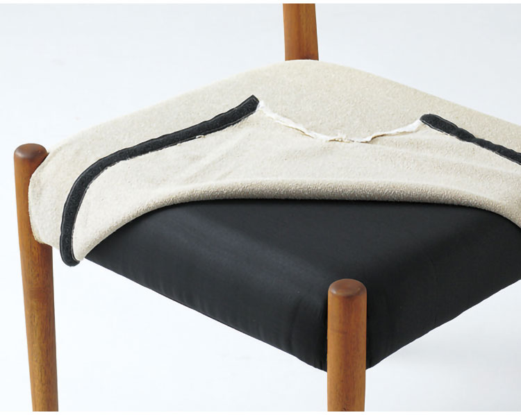 エッダ EDDA ダイニングチェア(2脚1組) 北欧ビンテージスタイル シンプルデザイン オイルフィニッシュでナチュラル&ハンドメイド ハイクオリティロープライス 46.5cm×50.6cm イス いす 椅子 ブラック(代引不可)【送料無料】【ポイント10倍】 [3]