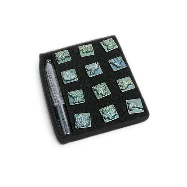 3D刻印 アニマルセット 12種入り PI88500-00(代引不可)【ポイント10倍】【送料無料】