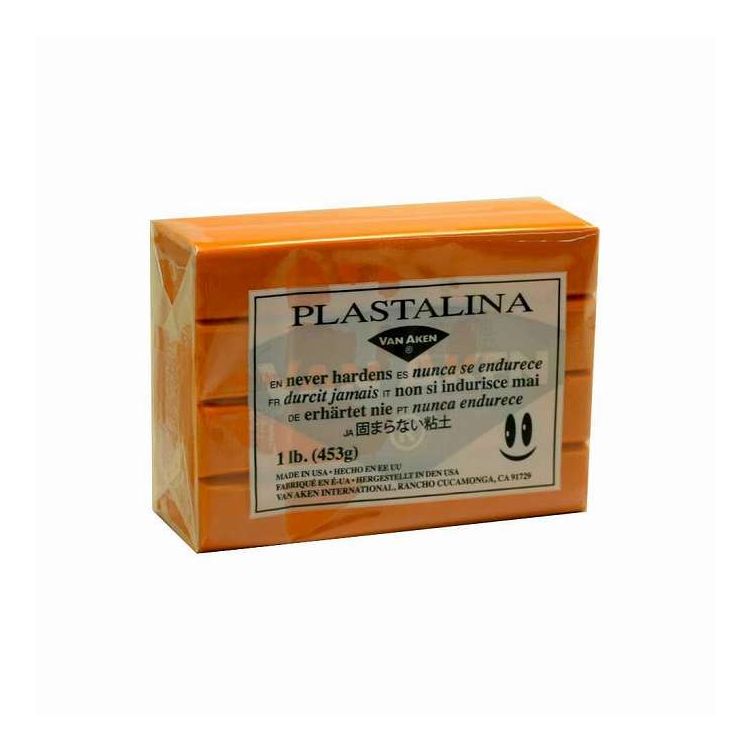 MODELING CLAY(モデリングクレイ) PLASTALINA(プラスタリーナ) 粘土 オレンジ 1Pound 3個セット(代引不可)