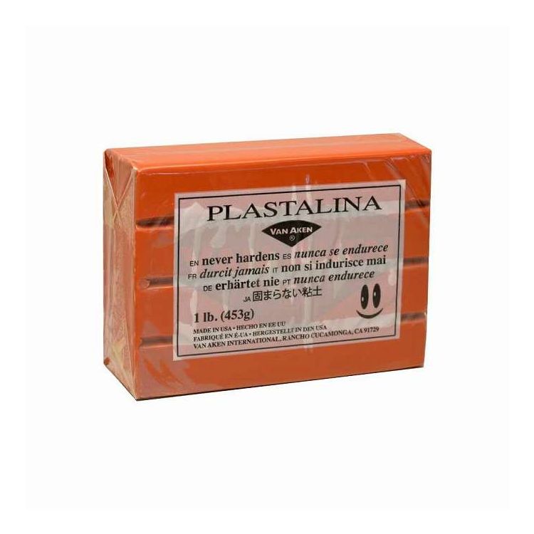 MODELING CLAY(モデリングクレイ) PLASTALINA(プラスタリーナ) 粘土 テラコッタ 1Pound 3個セット(代引不可)【ポイント10倍】【送料無料】