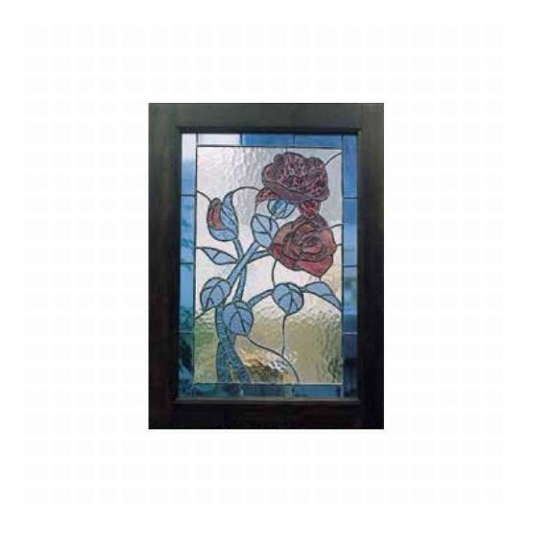 ステンドグラス ローズ2型 87010(代引不可)【ポイント10倍】【送料無料】