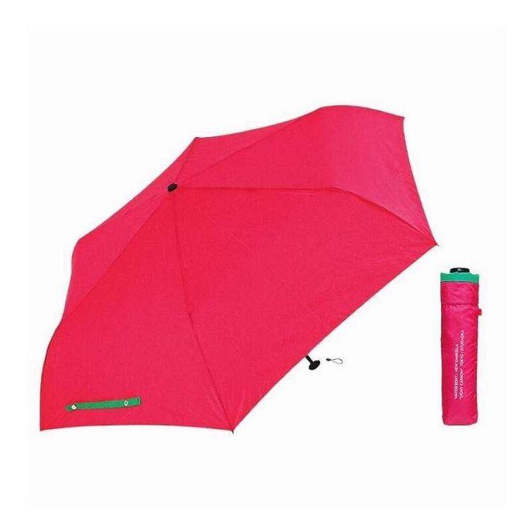 「LIGHT CARBON」TOKYO/JIYUGAOKA(吸水ケース付) 折りたたみ傘 Pink/Green BCCSFA-3F53-UH-PG(代引不可)【ポイント10倍】【送料無料】