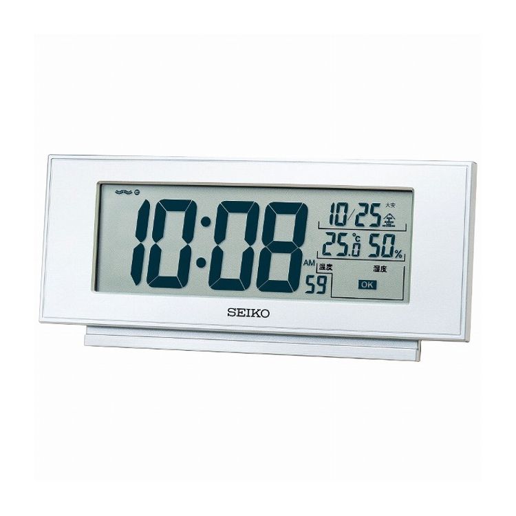 セイコークロック セイコー 電波目覚まし時計 SQ794S インテリア 寝具 収納 時計【ポイント10倍】【送..