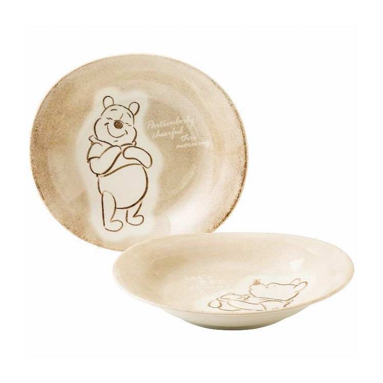 三郷陶器 くまのプーさん タイム・フォー・ハニー ペアカレーパスタセット 597232 キッチン用品 食器 ..