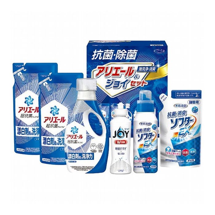 ギフト工房 除菌 アリエール&ジョイセット SAJ-40VS 日用品雑貨 文房具 手芸日用品 生活雑貨掃除用洗剤 洗濯用洗剤 柔軟剤 洗剤【ポイント10倍】【送料無料】