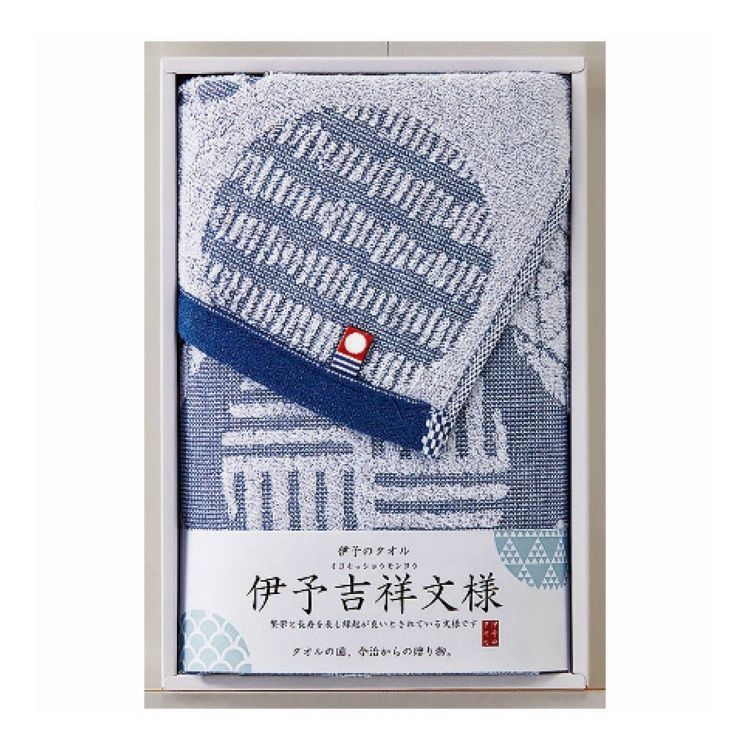 【商品詳細】繁栄と長寿を表し縁起が良いとされている文様です。タオルの国、今治からの贈り物。この商品はプラスチックごみを減らすためOPPフィルムの代わりに紙の保護紙を使用しています。現品サイズ・内容:32×73cmフェイスタオル1枚・綿100％・［日本製］製造国:日本【送料について】北海道、沖縄、離島は送料を頂きます。