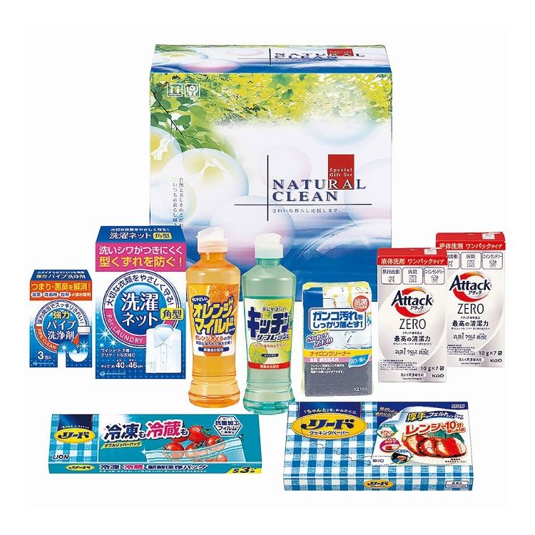 北陸化成 ギフト・ナチュラルクリーン GNC-307N 日用品雑貨 文房具 手芸 日用品 生活雑貨 掃除用洗剤 ..