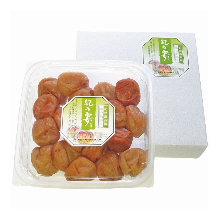 紀州産うす塩昆布梅「紀の宴」450g マルヤマ食品 梅 梅干し 紀州梅 ギフト 贈り物 贈答品 グルメ【ポイント10倍】【送料無料】