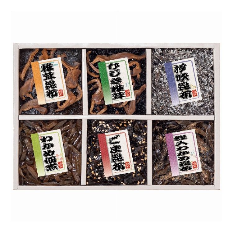 廣川昆布 御昆布 佃煮6品詰合せ 200-33 廣川 ギフト 贈り物 贈答品 グルメ【ポイント10倍】【送料無料】