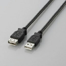 Usb （5 m+） - USB2.0延長ケーブル(A-A延長タイプ)U2C-E15BK エレコム(代引不可)【メール便配送】【送料無料】