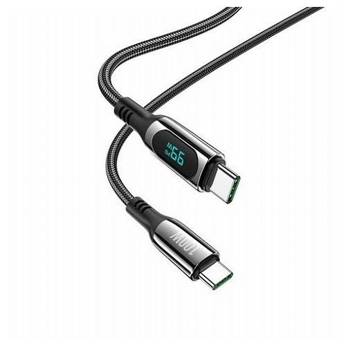 JTT hoco S51ディスプレイケーブル PD100W Type-C to Type-C ブラック S51-DISPTT-BK(代引不可)