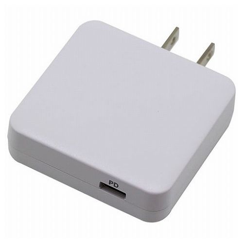 BAUT PD対応Type-Cポート 薄型AC充電器18W BPDAC1U18FW(代引不可)【メール便配送】【送料無料】