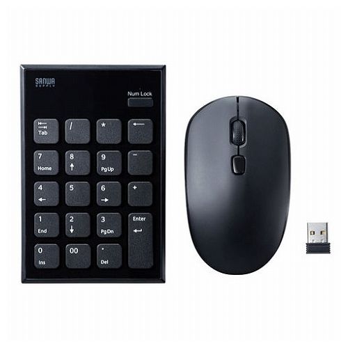 サンワサプライ 静音ワイヤレステンキーマウスセット NT-WL23SETBK(代引不可)【送料無料】 サンワサプライ 静音ワイヤレステンキーマウスセット NT-WL23SETBK(代引不可)【送料無料】