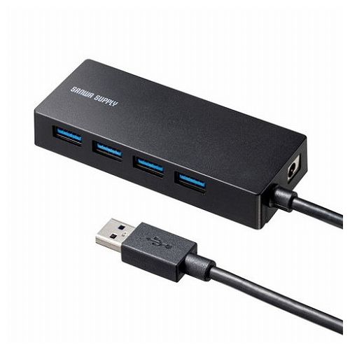 【商品特長】●USB3.2Gen1(USB3.1/3.0)4ポートのUSBハブです。●外付けUSBハードディスクに録画できる液晶テレビにも対応しています。※テレビと接続する場合は必ずセルフパワーで使用してください。※USBハブに対応していない機種には使用できません。●TVの裏に取り付けられるフック付です。●電磁波対策によりノイズを軽減し、安定した動作を実現しています。●約1mのロングケーブルで配線に便利です。●セルフパワー/バスパワー両対応です。ACアダプタを使用することで安定した電力供給が必要なポータブルHDDなどにも対応します。●USB3.1Gen1(USB3.0)のスーパースピードモード(5Gbps・規格値)に対応しています。【ご購入前にご確認ください】*USB2.0/1.1規格の製品を接続する場合、最大転送速度は遅いほうの規格になりますのでご注意ください。*本製品はUSBハブですが全てのUSB機器に接続、動作を保証できるものではありません。*本製品はUSB3.1Gen1(USB3.0)規格に対応しておりますがUSB3.1GEN1の規格値(5Gbps)の転送速度を保証するものではありません。【仕様】■インターフェース規格:USB仕様Ver3.2Gen1(USB3.1/3.0)準拠(USBVer2.0/1.1上位互換)※USB3.2Gen1はUSB-IF(USBImplementersForum)によりUSB3.1/3.0が名称変更されたもので同じ規格です。■通信速度:5Gbps,480Mbps,12Mbps,1.5Mbps(理論値)■コネクタ形状(ダウンストリーム):USB3.2Gen1(USB3.1/3.0)Aコネクタメス×4■コネクタ形状(アップストリーム):USB3.2Gen1(3.1/3.0)Aコネクタオス■コネクタ形状(PC接続側):USBType-A■電源:セルフパワー・バスパワー両対応■供給電流:約900mA最大(1ポートあたり)※接続する機器の消費電流が本製品の供給電流を超える場合、バスパワーで正常に動作しない場合があります。■ポート数(合計):4ポート■過電流保護機能:内蔵■対応OSChromeOS:ChromeOS※ChromeOSの対応は弊社WEB対応表をご覧ください。■対応OSmac:macOS(BigSur)11、macOS10.12〜10.15■対応OSWindows:11,10,8.1,8■対応機種:Windows搭載(DOS/V)パソコン、AppleMacシリーズ■ケーブル長:約1m■ACアダプタ:有■セット内容:取扱説明書、ACアダプタ(DC5V3.0Aケーブル長/約1.5m)、固定用ねじ×3【代引きについて】こちらの商品は、代引きでの出荷は受け付けておりません。【送料について】北海道、沖縄、離島は送料を頂きます。